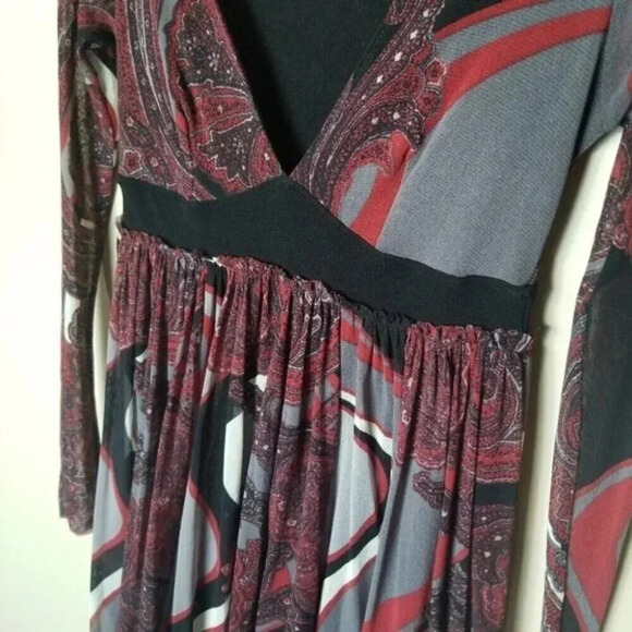 Jean Paul Gaultier Rare Vintage Soleil Mesh Paisley Midi Dress M - Picture 8 of 14